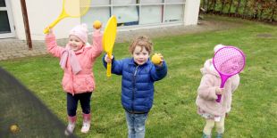 Cocoon Childcare - Chiuldren playing outside