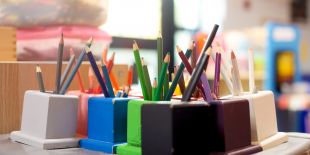 Cocoon Childcare - Coloured pencil holders