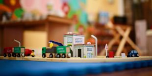 Cocoon Childcare - Wooden Toy Trains