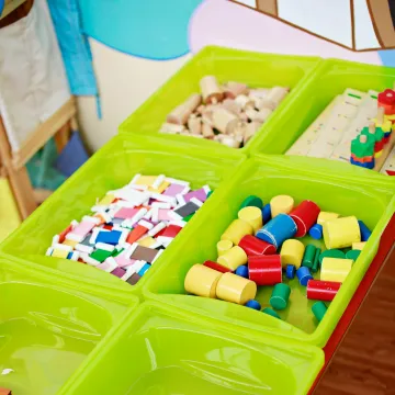 Cocoon Childcare Coloured Toy Trays