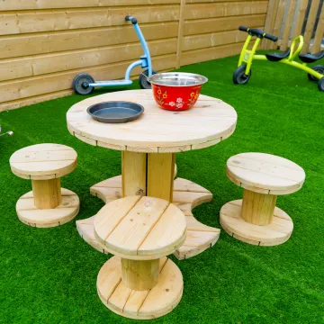 Cocoon Childcare – Ourdoor Seating Area